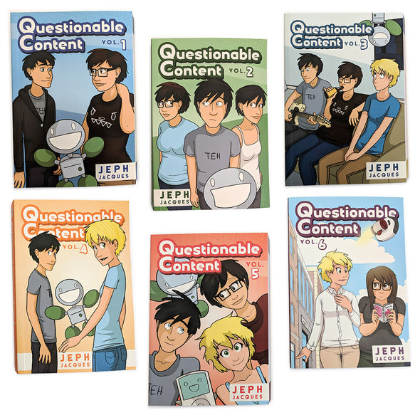 Questionable Content Book Combos! Books Brunetto ALL SIX!  
