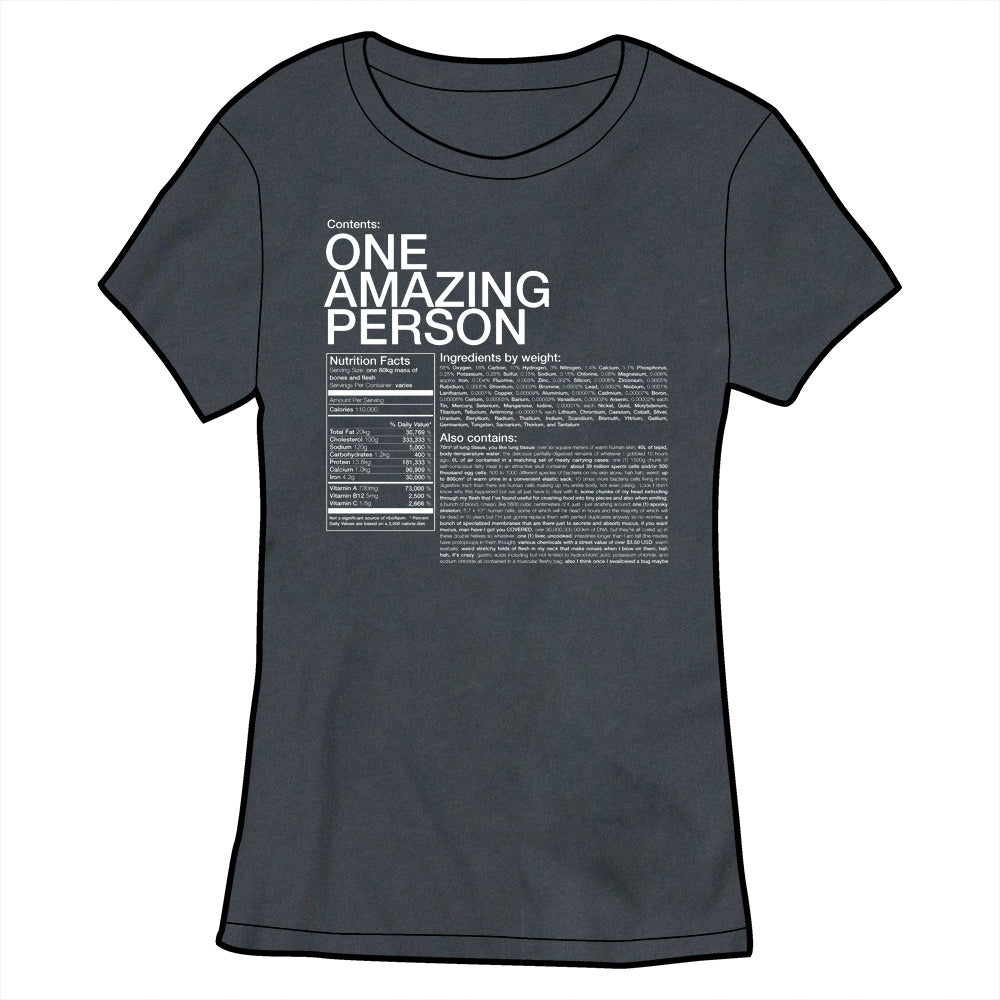 One Amazing Person Shirt Shirts Brunetto Ladies Small  