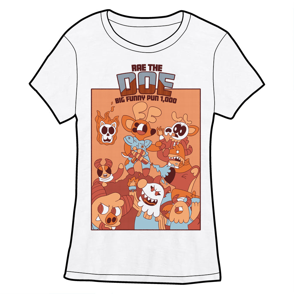 The 1000th Rae the Doe Comic Shirt! Shirts Cyberduds Fitted/Ladies Small  
