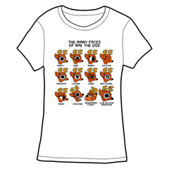 The Many Faces of Rae the Doe Shirt Shirts Cyberduds Ladies Small  