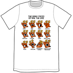 The Many Faces of Rae the Doe Shirt Shirts Cyberduds Unisex Small  