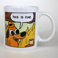 This is Fine Mug (Comic Version) Liquid Holders Bargainmugs Just the mug ($17)  