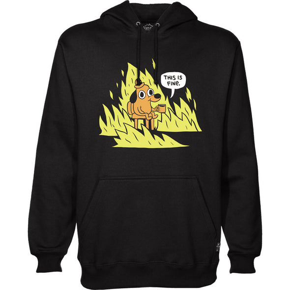 This Is Fine Hoodie Hoodies Brunetto   