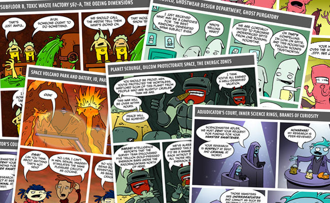Scenes From a Multiverse Comic Prints Art Cyberduds   