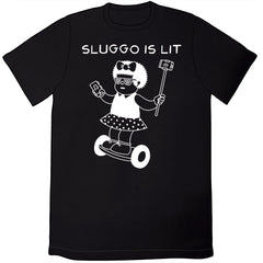 Sluggo Is Lit Shirt Shirts clockwise Unisex Small Goth Reversed Black 