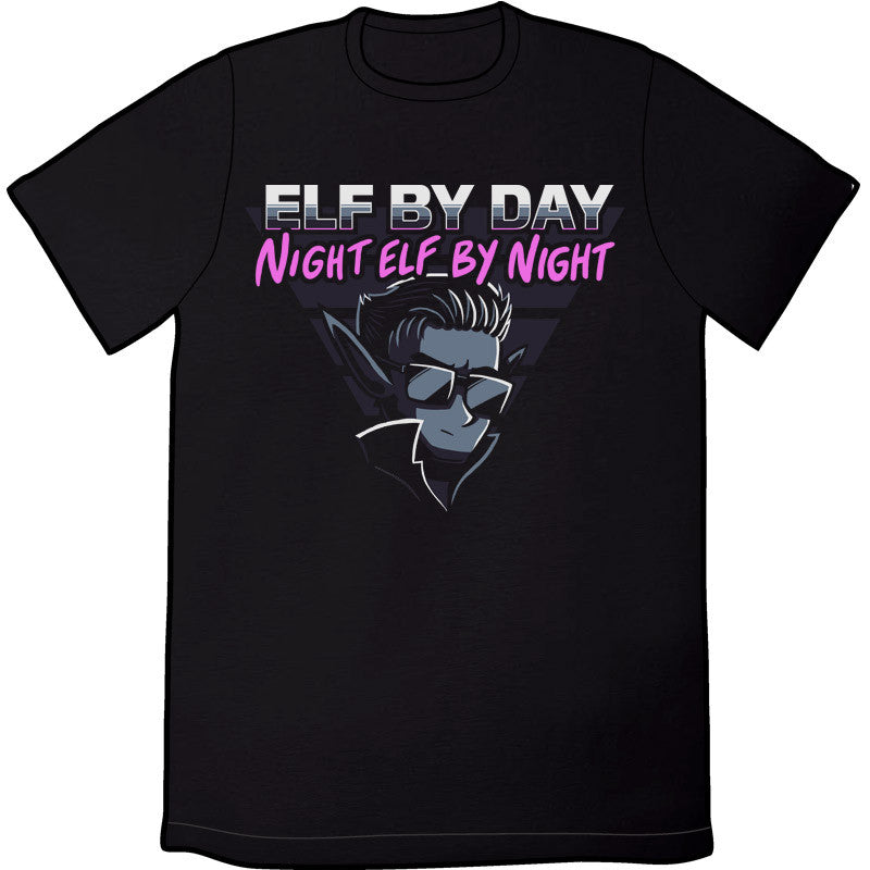 Elf By Day, Night Elf By Night Shirt Shirts Brunetto   