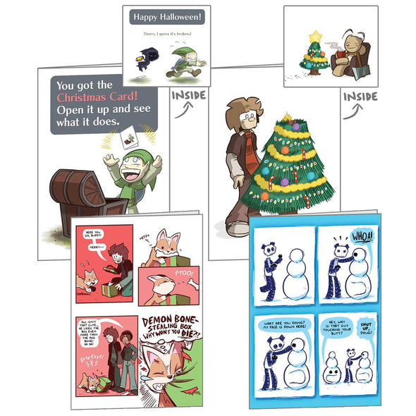 Sam & Fuzzy Holiday Cards Cards PSPrint Sam and Fuzzy Set!  