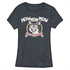 Meow Meow Meow Shirt Shirts Cyberduds Meow Meow Meow Ladies Small 