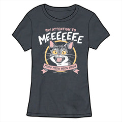 Meow Meow Meow Shirt Shirts Cyberduds Pay Attention To Me Ladies Small 
