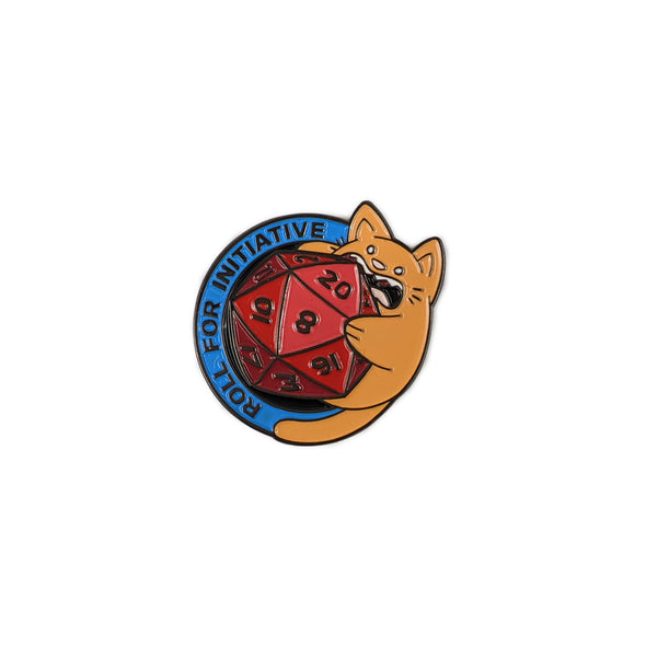 Roll for Initiative Pin Pins and Patches SNF   