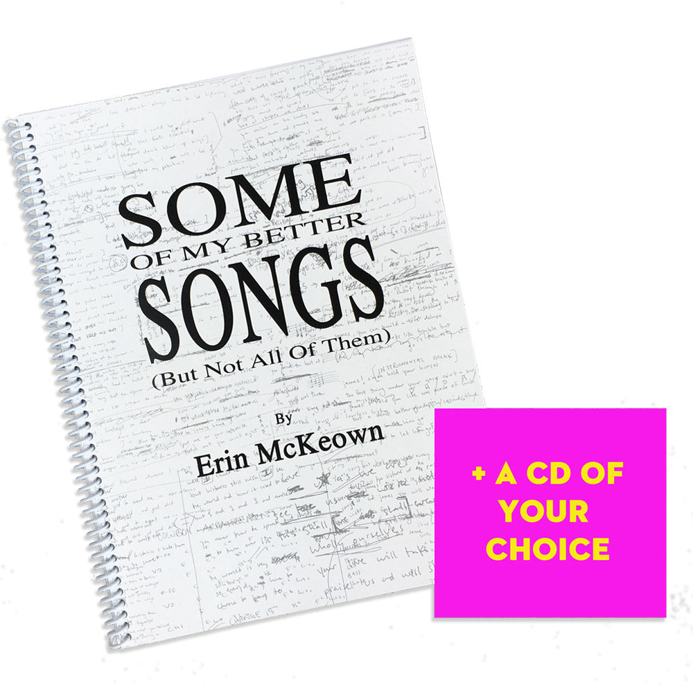 SONGBOOK 2017 PLUS MUSIC Books Erin McKeown Songbook Plus one CD ($35 - Write Title Above)  