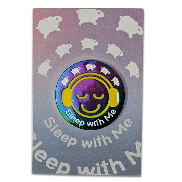 Sleep With Me Logo Rainbow Enamel PIn Pins and Patches Shirley   