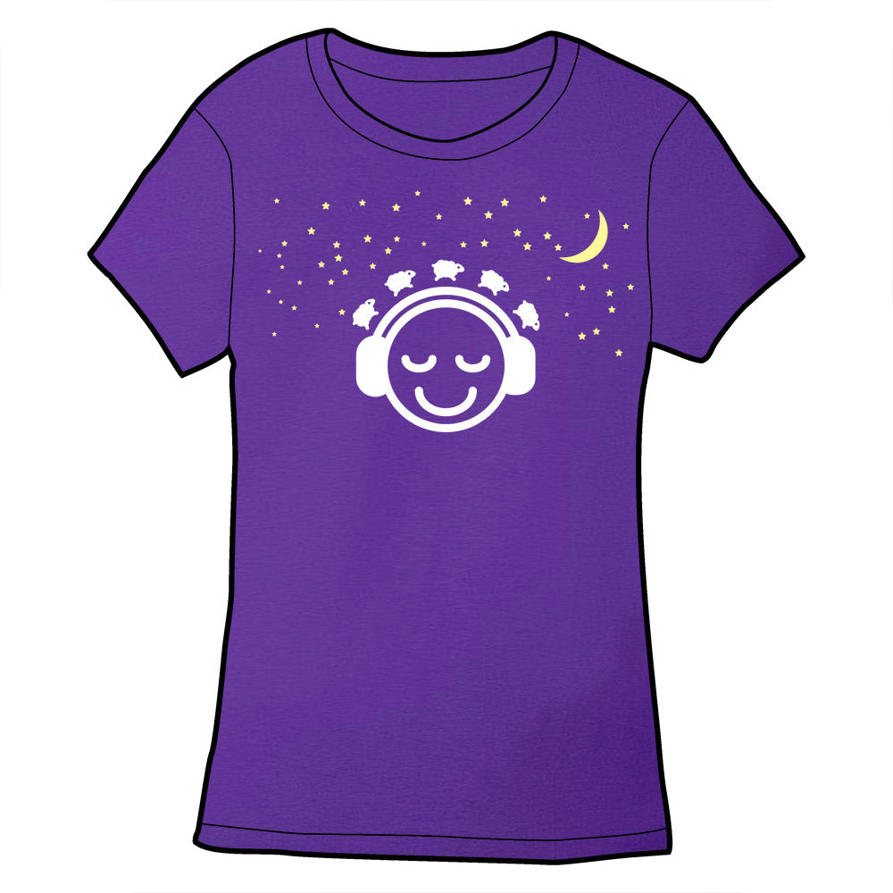 Sleep With Me Logo Shirt Shirts Brunetto Ladies Small Purple 