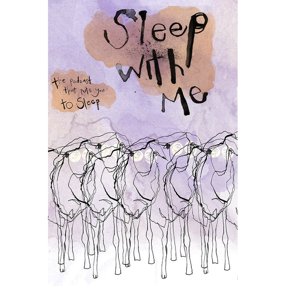 Sleepy Sheep Print Art Cyberduds   