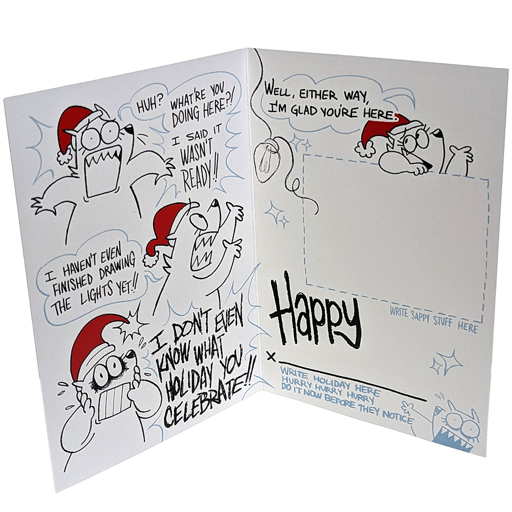twistCMYK Holiday Card 3-Pack Cards Paradise   