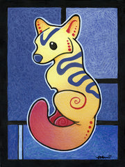 Vivid Beasts Prints Art Cyberduds Vivid Fox - 12x16 ($14)  