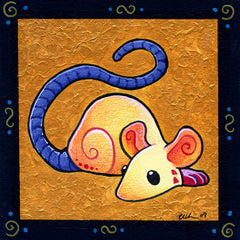 Cool Rodents Prints Art Cyberduds Vivid Mouse - 12x12  