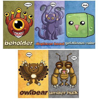 Weregeek Print Set 11 x 17 Art Cyberduds   