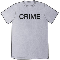 Crime Shirt Shirts Brunetto Heather LightGray Unisex Small 