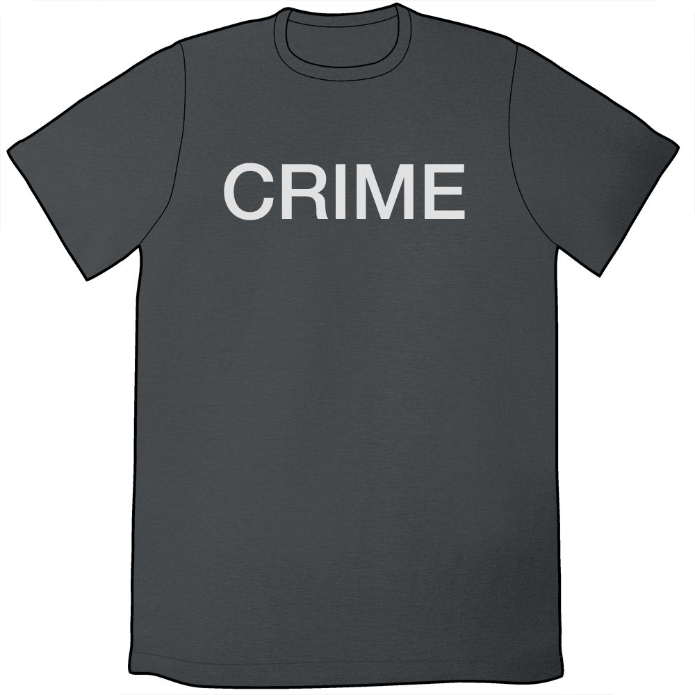 Crime Shirt Shirts Brunetto Asphalt DarkGray Unisex Small 