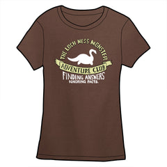 Loch Ness Monster Adventure Club Shirt Shirts Brunetto Fitted Small Brown  
