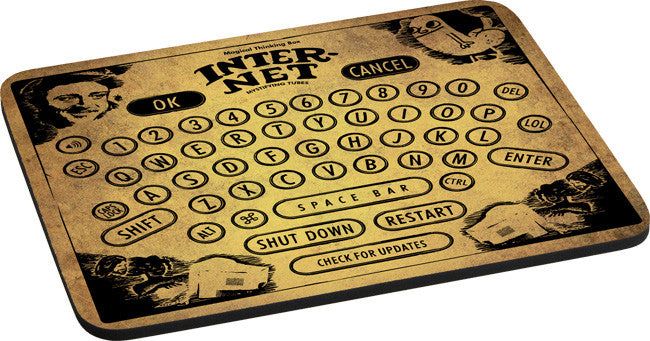 Steampunk Ouija Board Internet Mousepad Version 2015  Cyberduds   