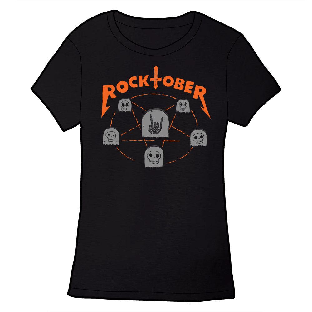 TopatoCo Halloween Shirts Shirts Cyberduds Rocktober 2018 Ladies Small 