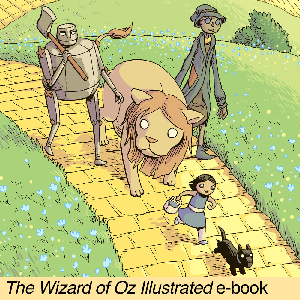 Evan Dahm's Electronic Books Books ED The Wizard of Oz Illustrated - $8  