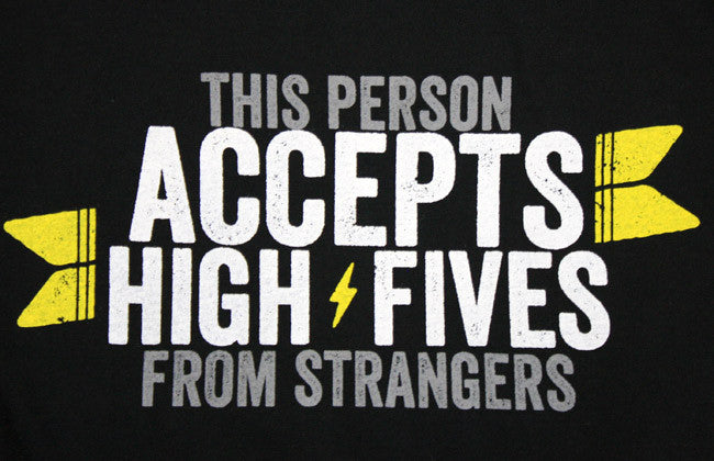 This Person Accepts High Fives Shirt (by Wondermark) Shirts Brunetto   