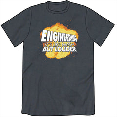 Engineering: It's Like Math But Louder Shirt (by Wondermark) Shirts Brunetto Mens/Unisex Small  