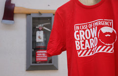 In Case of Emergency, Grow Beard Shirt (by Wondermark) Shirts Brunetto   