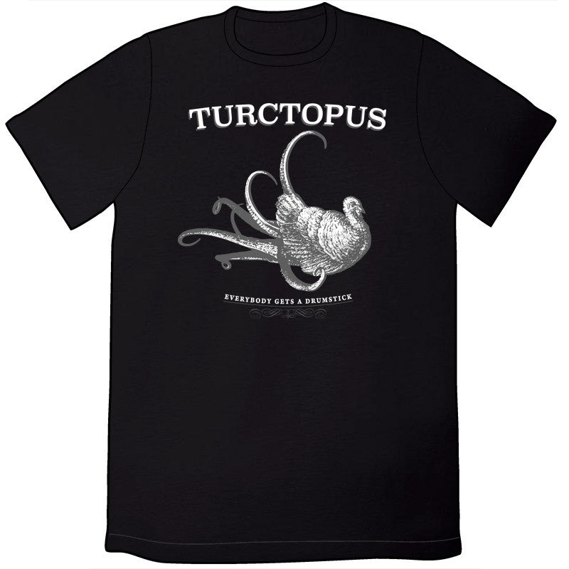 Turctopus: Everybody Gets A Drumstick Shirt (by Wondermark) Shirts Cyberduds   