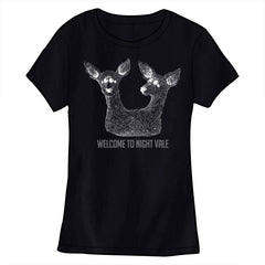 Scary Deer (Reversed) Shirt Shirts Brunetto Fitted Small  