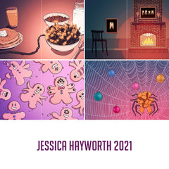 Night Vale Holiday Cards Cards PSPrint Jessica Hayworth 2021  