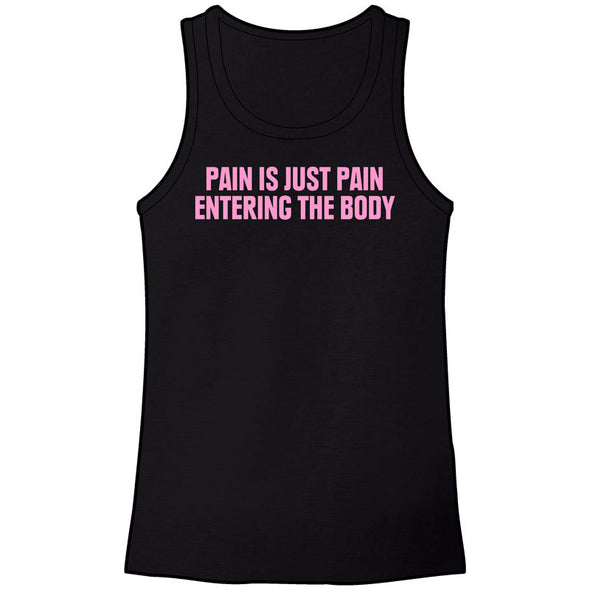 Pain is Just Pain Entering the Body Shirts Brunetto Unisex Small Tank Top  