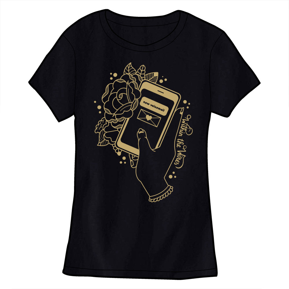 Within the Wires Voicemail Shirt Shirts Brunetto Ladies Small  