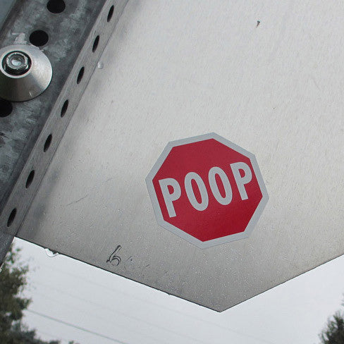 Poop' Stop Sign: Clever Prank Or Vandalism? KIMA, 40% OFF